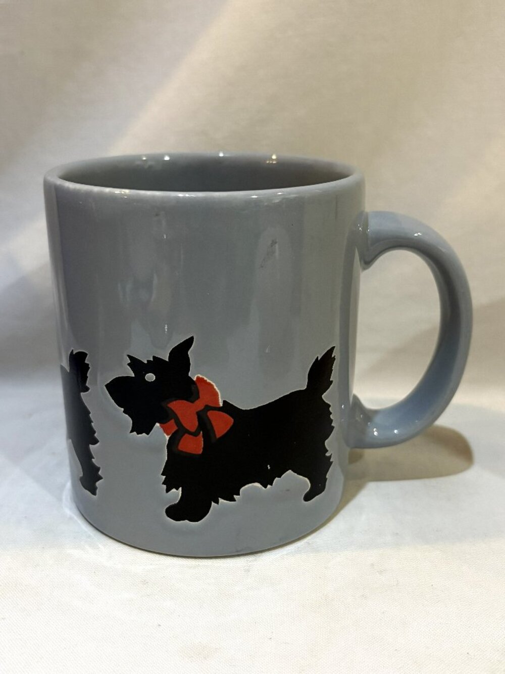 Vintage Waechtersbach Pottery Scotties Dog Mug West Germany